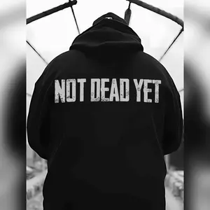 Unisex's Letter Print Drop Shoulder Hoodie Fashion Casual Drawstring Pocket Hooded Sweatshirt For Daily Holiday Outdoor Hoodied Breathable Cotton Hoodies