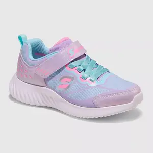 S Sport By Skechers Kids' Karlie Sneakers - Periwinkle Blue 2: Hook and Loop Closure, Cushioned Insole, Non-Marking Outsole