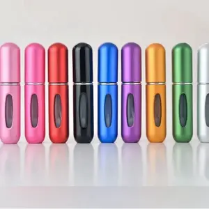 Refillable Mini Perfume/Cologne Holder - Portable Travel Container - 3 Pack, Tin bottle filling bottles