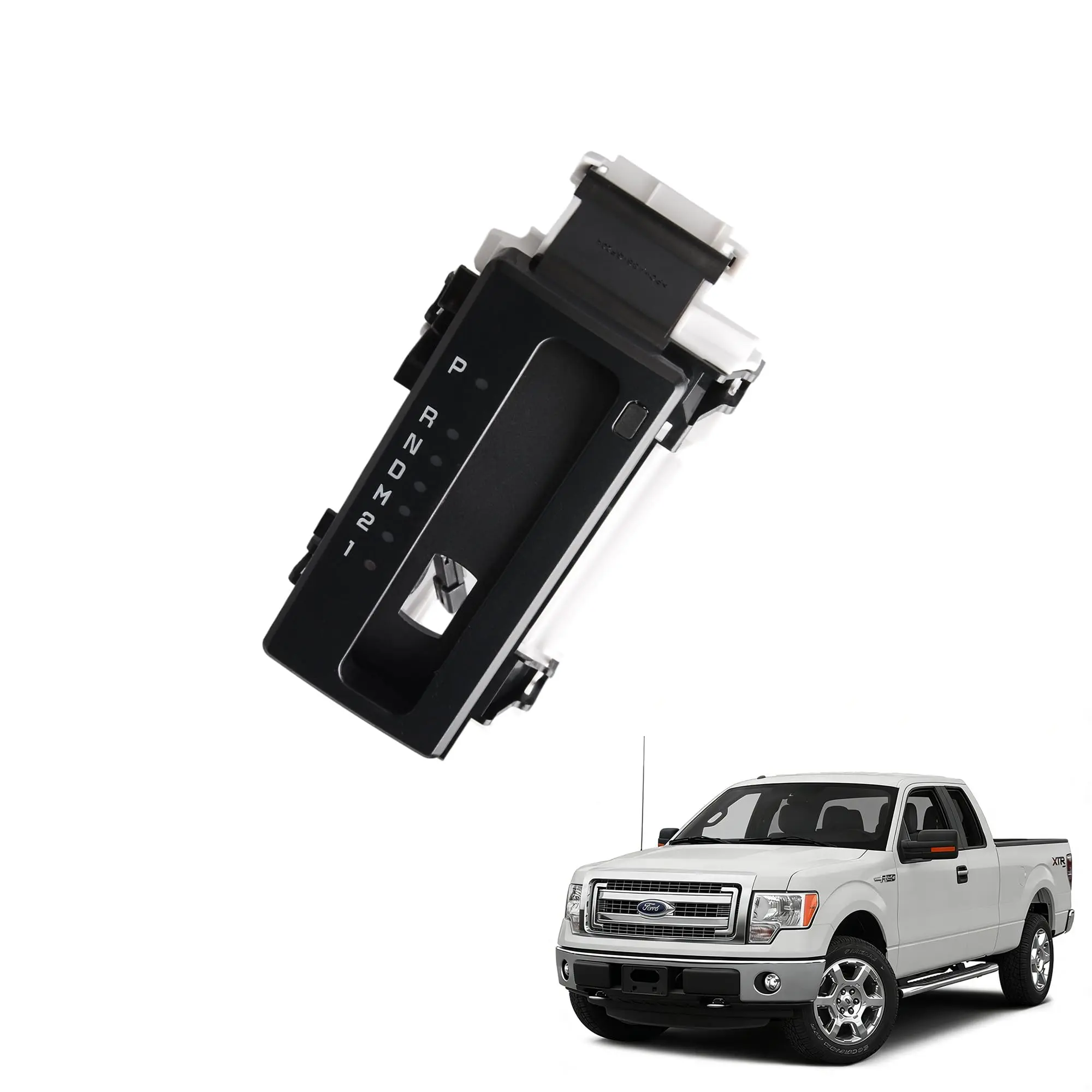 Automatic Trans Gear Selector Cover, Replacement for Ford F-150 2011-2014, OE Part BL3Z-7D443-CA, Car Interior Molding Accessory
