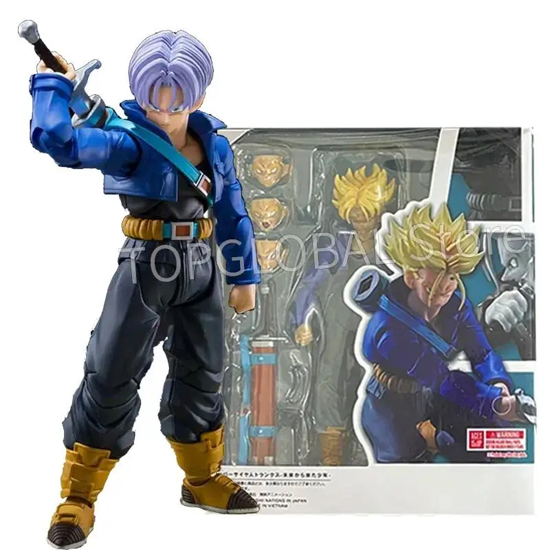 S.H.Figuarts Trunks Anime Action Figure - SHF Future Trunks Collectible Articulated Model, Fashion Accessory Set, Action Figures, Anime Action Figures