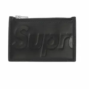 Supreme Leather Zip Card Holder