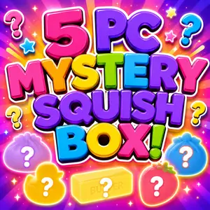 MYSTERY SQUISHY BOX (5 PEICES)