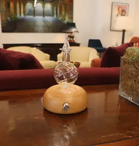 Wooden Essential Oil Diffuser with 2 x 10ml Bottles - Home Fragrance - Comfort