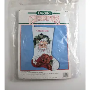 Cross-Stitch Stocking Craft Kit