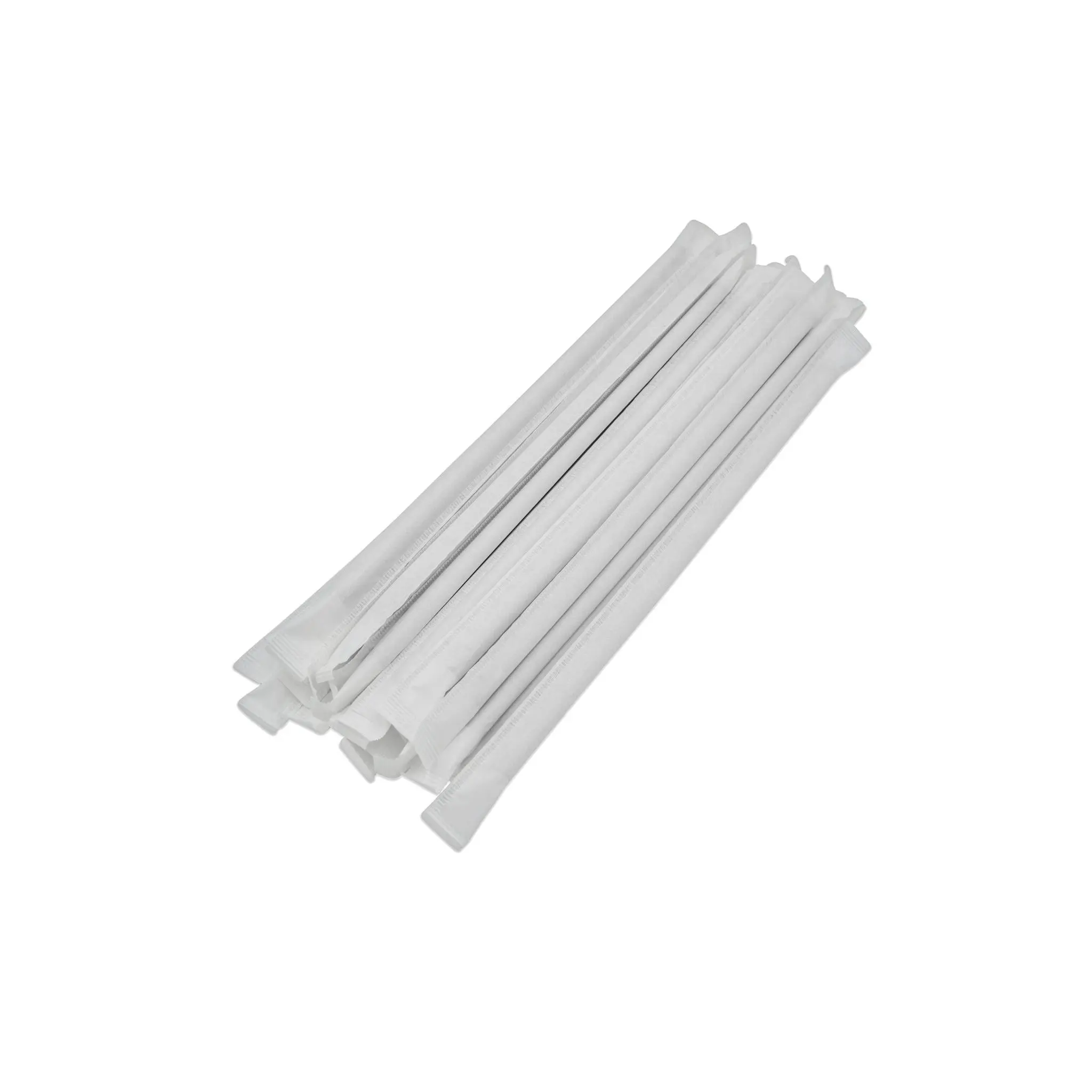Paper Drinking Straws- Metallic Finish Individually Wrapped
