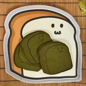 8" Display Dish with 5 different Tasty Toastys designs