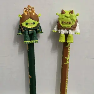 Swamp family! 3d printed, refillable pen. Yeti is removable. It screws on and off.