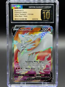 Pokemon TCG Reshiram V | Silver Tempest 172/195 | CGC Graded PRISTINE 10