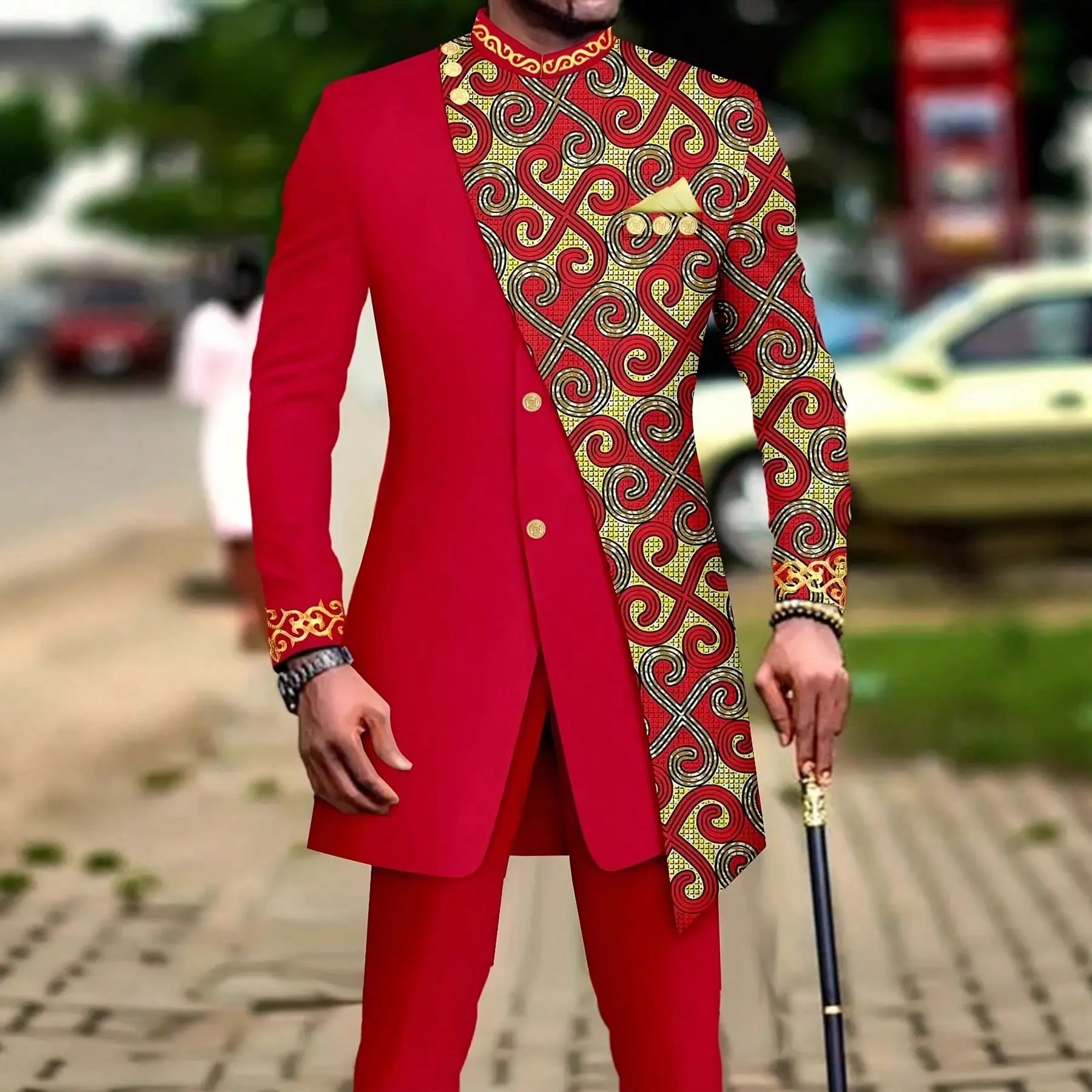 Men's Casual Polyester Suit Set - Multi-Size Option Including XXL, All-Seasons Comfortable Daily Occasion Menswear