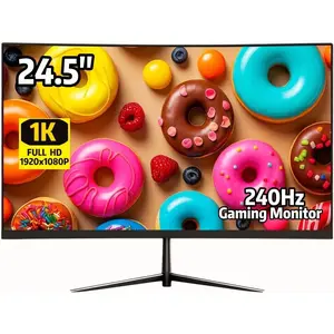 24.5" PC  for Gaming, 240Hz FHD Display, VA Panel,  FreeSync, 120% sRGB, Low Blue Mode, VESA Mount75X75MM, DP1.4/HDMI2.0