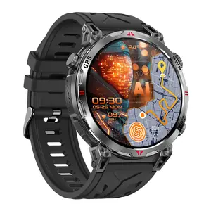 Men's GPS Smartwatch Outdoor Multifunctional Compass Altitude Barometer Ai Voice Control Fitness Tracking Message Reminder Ipx8 Waterproof