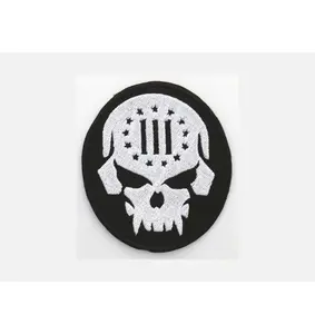 Third Amendment 13 Starts Skull Circle embroidered patch