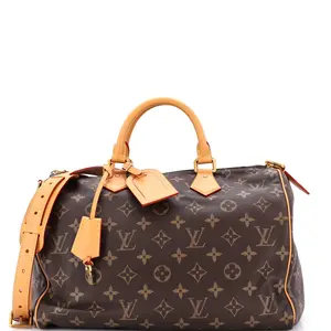 Pre-owned Louis Vuitton Leather Shoulder Bags Speedy P9 Bandouliere Bag Monogram 40 by Rebag