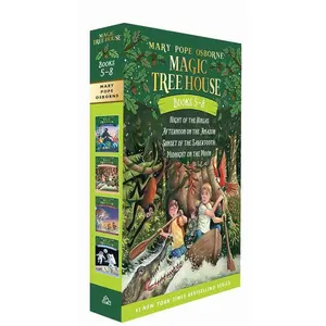 Magic Tree House Books 5-8 Boxed Set   Paperback – Box set, May 28, 2002