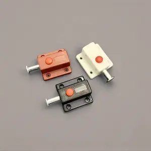 Includes shipping cost. Thickened furniture hardware: plastic automatic button push-in fasteners with covers for cabinet doors; fully automatic plastic spring push-in fasteners—manufacturer.
