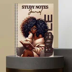 4. Made to Order 2025 Bible Study Notes Journal - Matte Hard Cover, 120 Pages (60 Pages Front & Back), Spiral Binding, Designed for Organizing Bible Study Notes