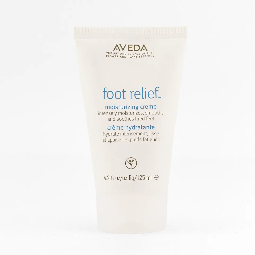 Aveda Foot Relief Moisturizing Cream 125ml - Organic Aloe Vera Menthol Jojoba Oil Lavender Oil for Hydration and Relief, Restore, Moisturizer, Aroma