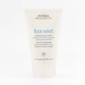 Aveda Foot Relief Moisturizing Cream 125ml - Organic Aloe Vera Menthol Jojoba Oil Lavender Oil for Hydration and Relief
