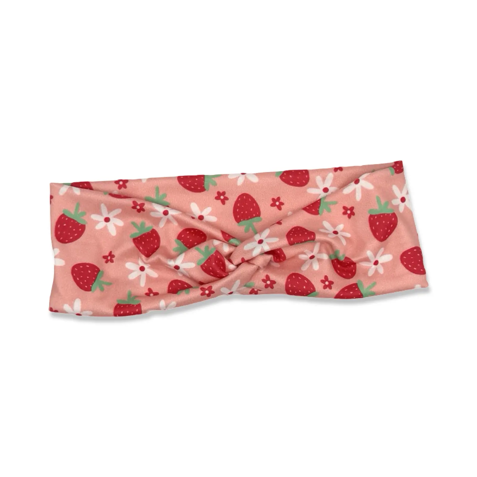 So Strawberry Knotted Headband