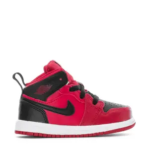 Toddler's Jordan 1 Mid "Reverse Bred" Gym Red/Black-White (640735 660)