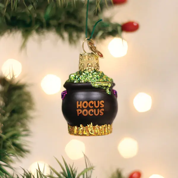 Mini Halloween Cauldron Ornament, Spooky Festive Decor, Party Decoration, Room Decor Ornament for Halloween Lovers