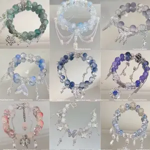 Peach Bead Jewelry - Handcrafted Beaded Bracelets with Unique Bead Designs and Diverse Color Options for Stylish Accessory