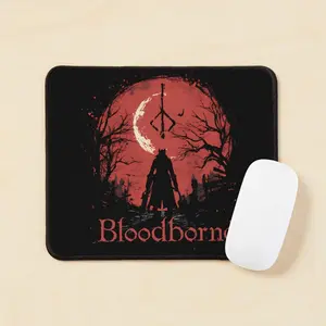 Blood Moon Mouse Pad, Gaming Desk Mat, Non-Slip Base, Gamer Decor