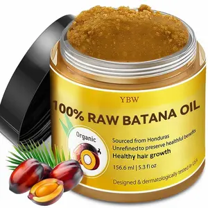 Raw Batana Oil for Hair Growth by Dr. Sebi Organic Raw Honduras Oil - 100% Pure & Natural Botana Paste for Thicker, Stronger Hair for Men and Women