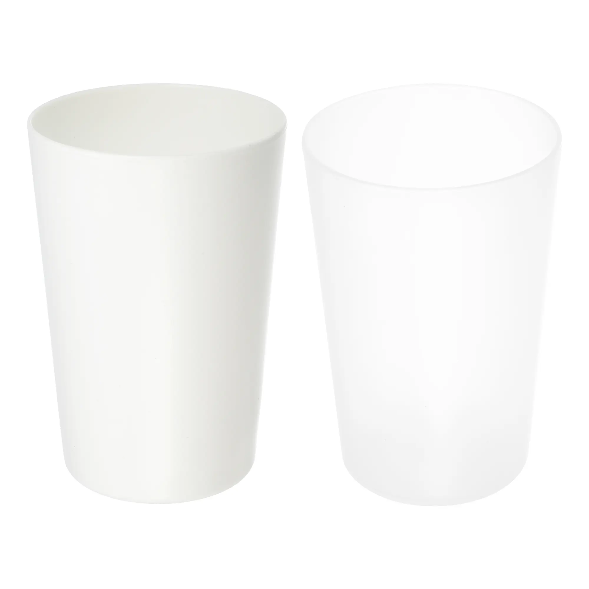 Unique Bargains 2pcs Bathroom Toothbrush Tumblers PP Cup for Bathroom Kitchen, 4.52"x3.03"