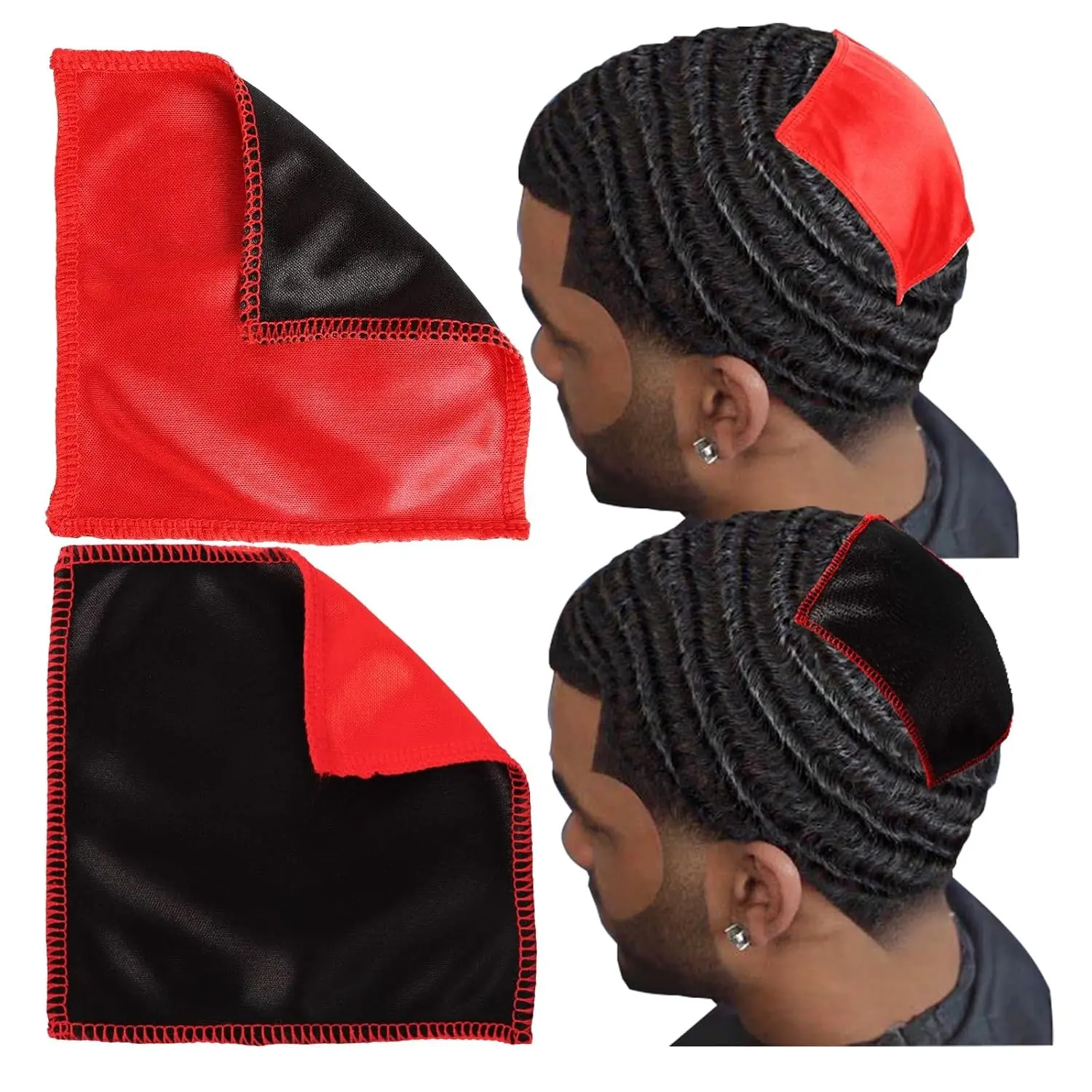 2 Pcs Double Layer Crown Patch for Waves Compression 360 Waves