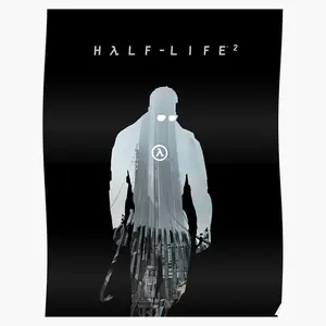 Half-Life 2 Poster - Iconic and Futuristic Art Celebrating the Legendary Video Game Half-Life 2