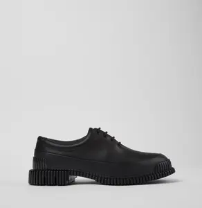 Black Leather Shoes for Women