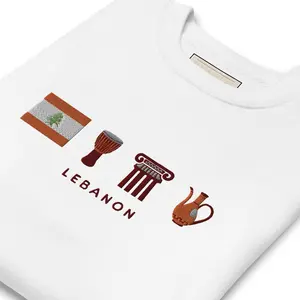 Lebanon Embroidered Sweatshirt - EMBROIDERY Sweatshirt