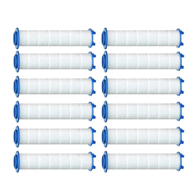 12PCS Replacement Shower Filter for Hard Water - High Output Shower Water Filter to Remove Chlorine and Fluoride Home