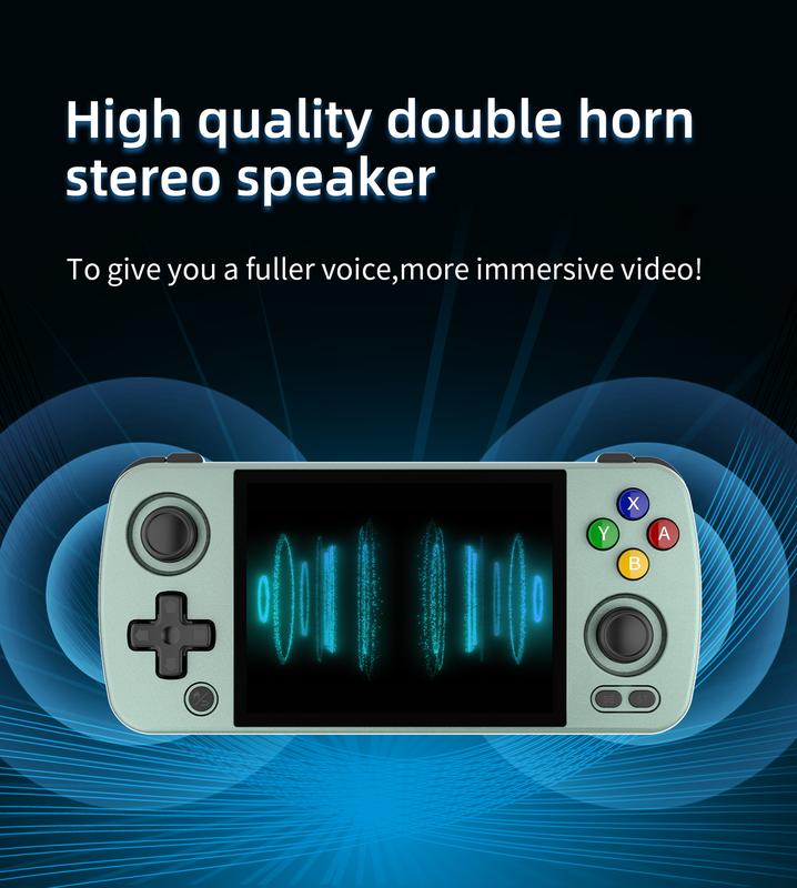 ANBERNIC RG405M Metal Handheld Game Console With 128G Card Android 12 System Unisoc Tiger T618 4 Inch IPS Screen Game Player Support OTA Update Protection