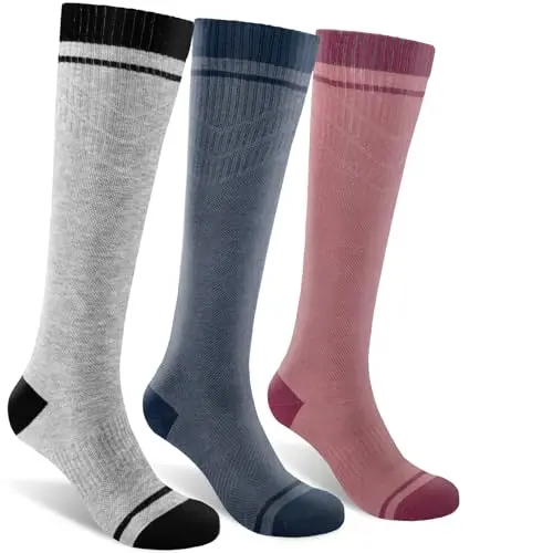 3 Pairs (blue/Gray/Pink)
