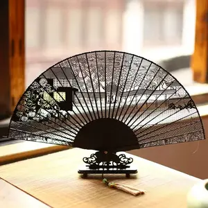 Handcrafted Gift Fan, Traditional Craftsmanship, Ideal for Gifting & Decor, Perfect for Home Office Use, Unique Artisan Design
