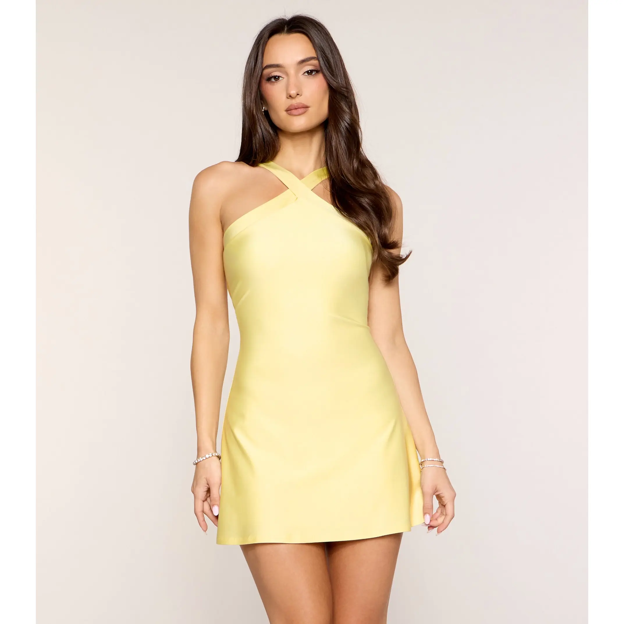 Booked And Busy Open Back Mini Dress