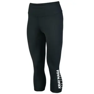 Revgear  Womenswear Bottom Krav Maga Capri Pants - Ultra Comfortable and body shaper- Knit, Spandex compression  pants Legging Polyester