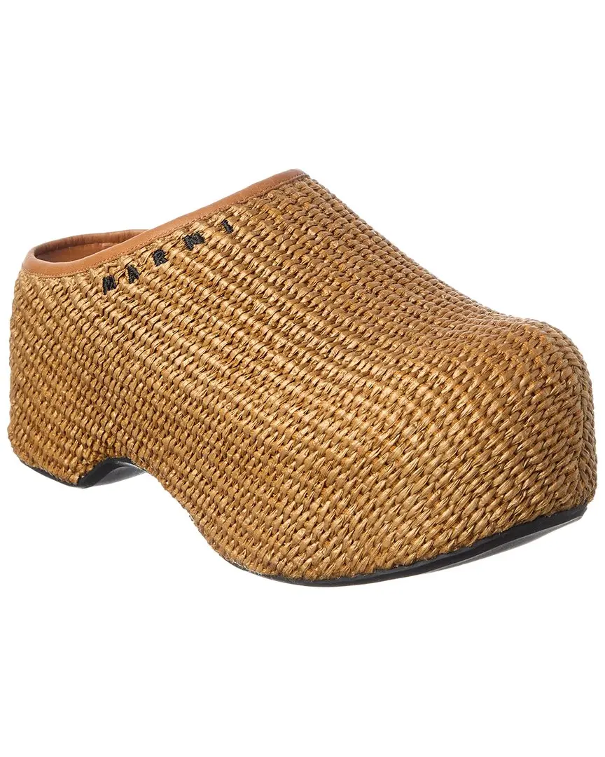 Marni Platea Raffia Clog