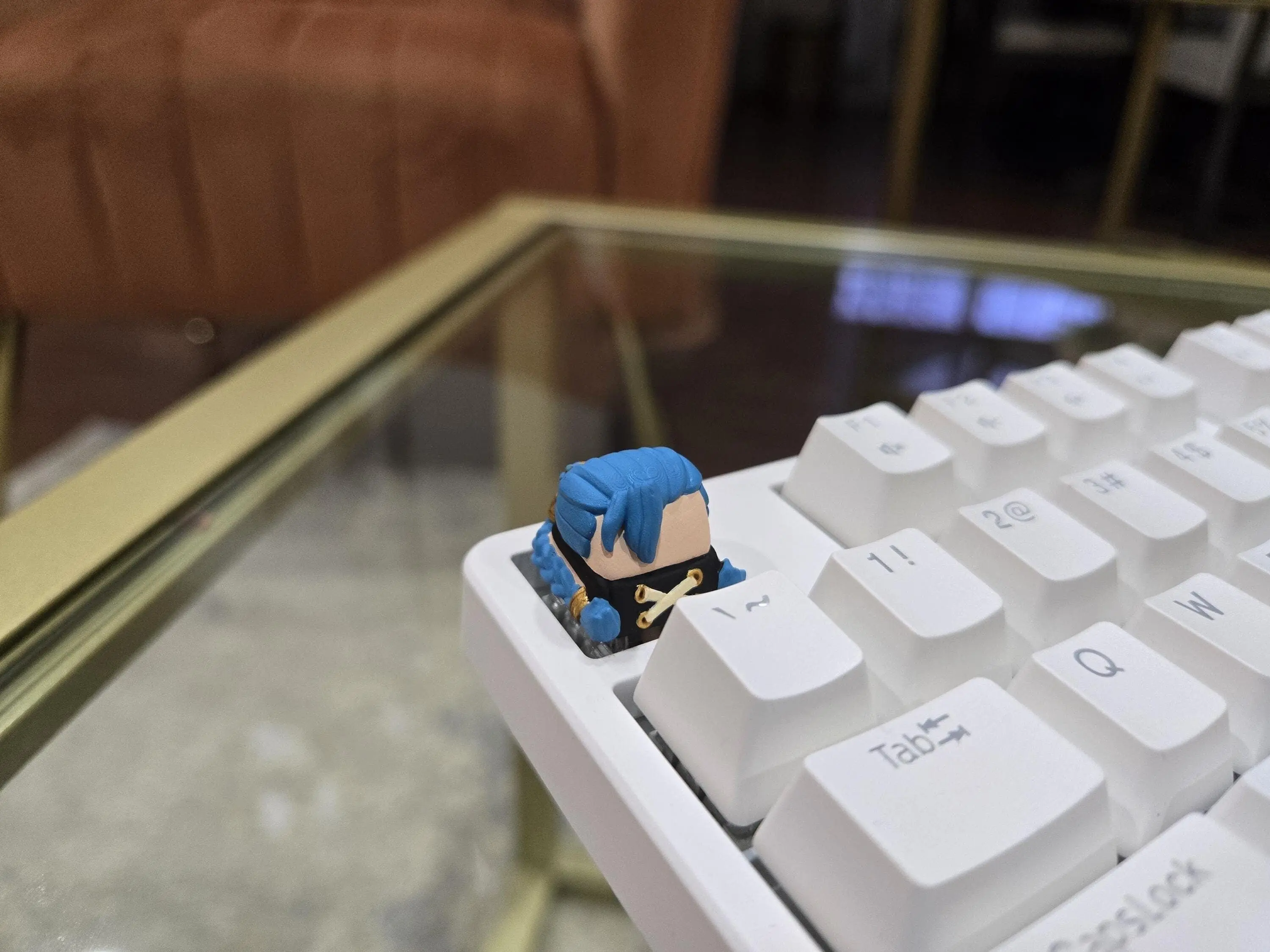 Azure Jinx Keycap