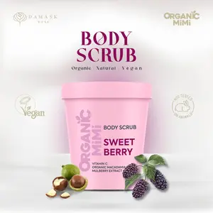 ORGANIC MIMI, BODY SCRUB SWEET BERRY, 250 g