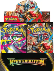 Mega Evolution Non-Sports Trading Card Booster Pack, Collectible Accessory for Card Break Sessions