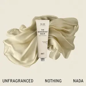 The Deodorant Balm by AKT London - SC.00 No Notes - Fragrance Free - 50ml Natural Deodorant - Aluminium Free - Vegan - Plastic Free - Sensitive Skin
