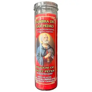 Candle Perfume - Veladora Preprada - Sombra De San Pedro Decor Ornaments Decoration Scented