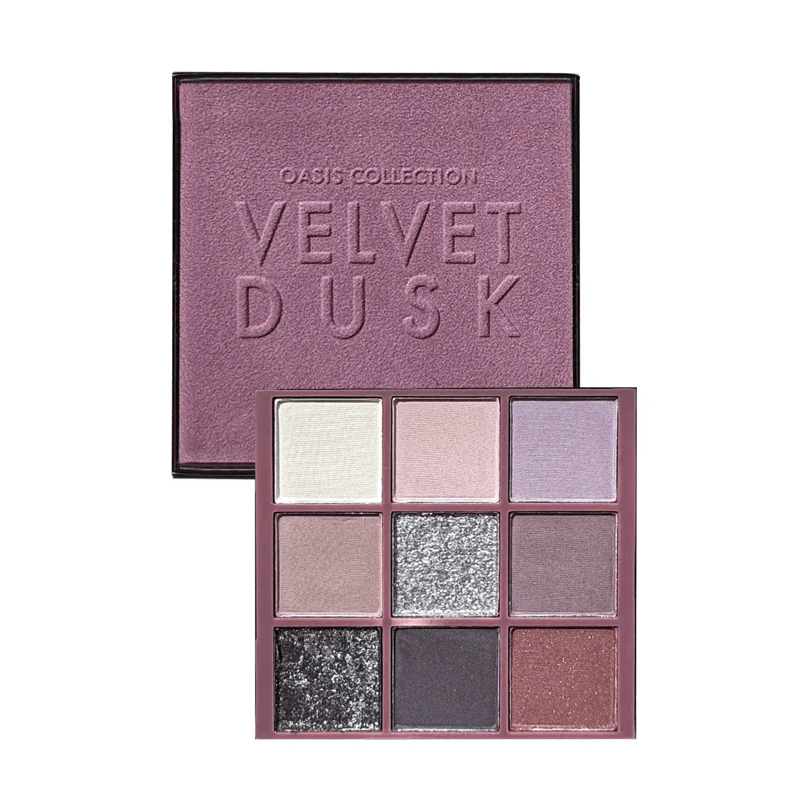 FARMASI Velvet Dusk Eyeshadow Palette, Oasis Collection - Long-Lasting Cosmetic Makeup with a Silky, Smooth Formula for All Skin Types, Colored Pigment Makeup