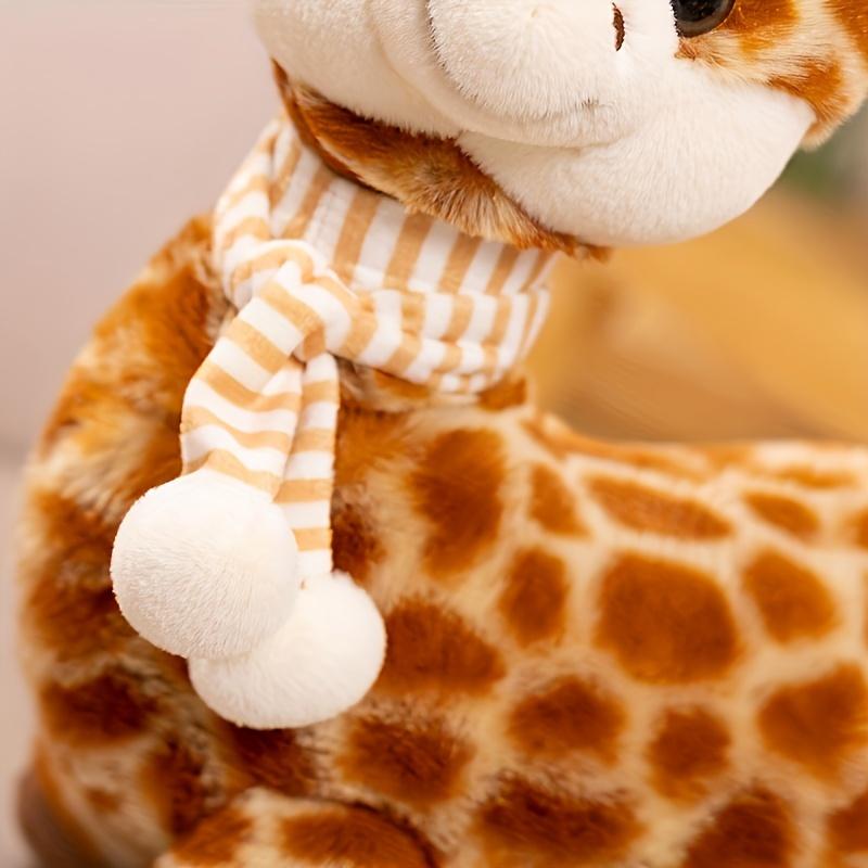 JACKCAT Huggable Giraffe Plush Toy - Realistic Soft Stuffed with Cuddly Neck, Giraffe for Bedtime Companion, Decor & Cozy Throw Pillow (30cm/11.81in) - Ideal & Holidays