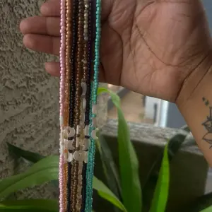 Crescents and Crystals - Waistbeads