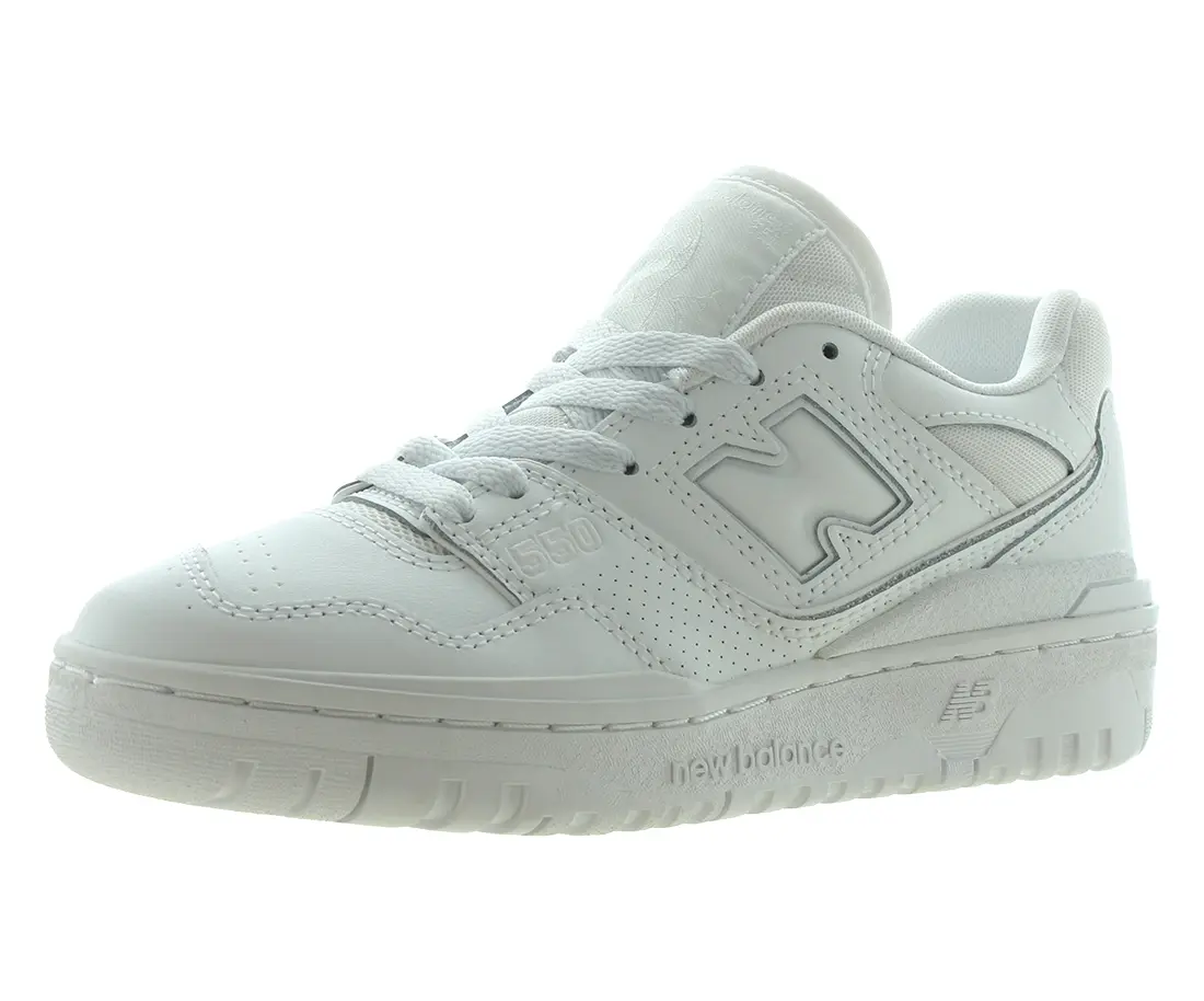 NEW BALANCE 550 Women's Leather Sneakers, Classic Low-Top Athletic Shoes for Casual Everyday Footwear, Walking Shoes, Sports Shoes